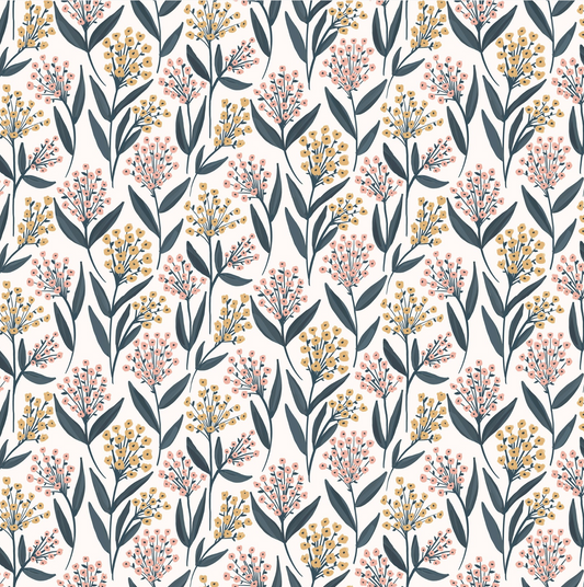 Painted Blossoms Barely Buds White PB24670, sold by the 1/2 yard, *PREORDER - Good Vibes Quilt Shop