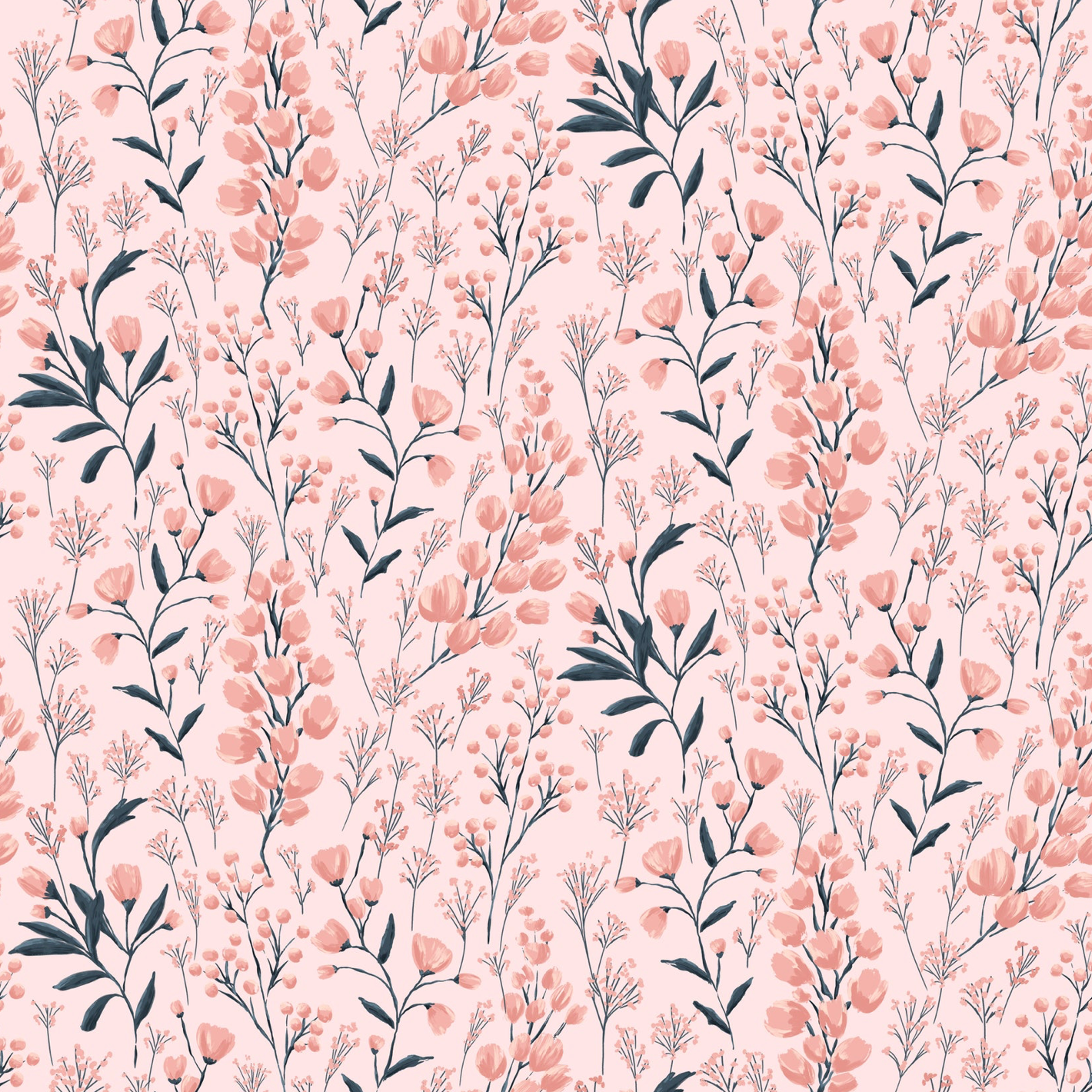 Painted Blossoms Field Of Dreams Pink PB24658, sold by the 1/2 yard, *PREORDER - Good Vibes Quilt Shop