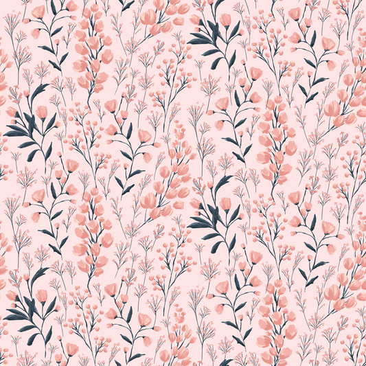 Painted Blossoms Field Of Dreams Pink PB24658, sold by the 1/2 yard, *PREORDER