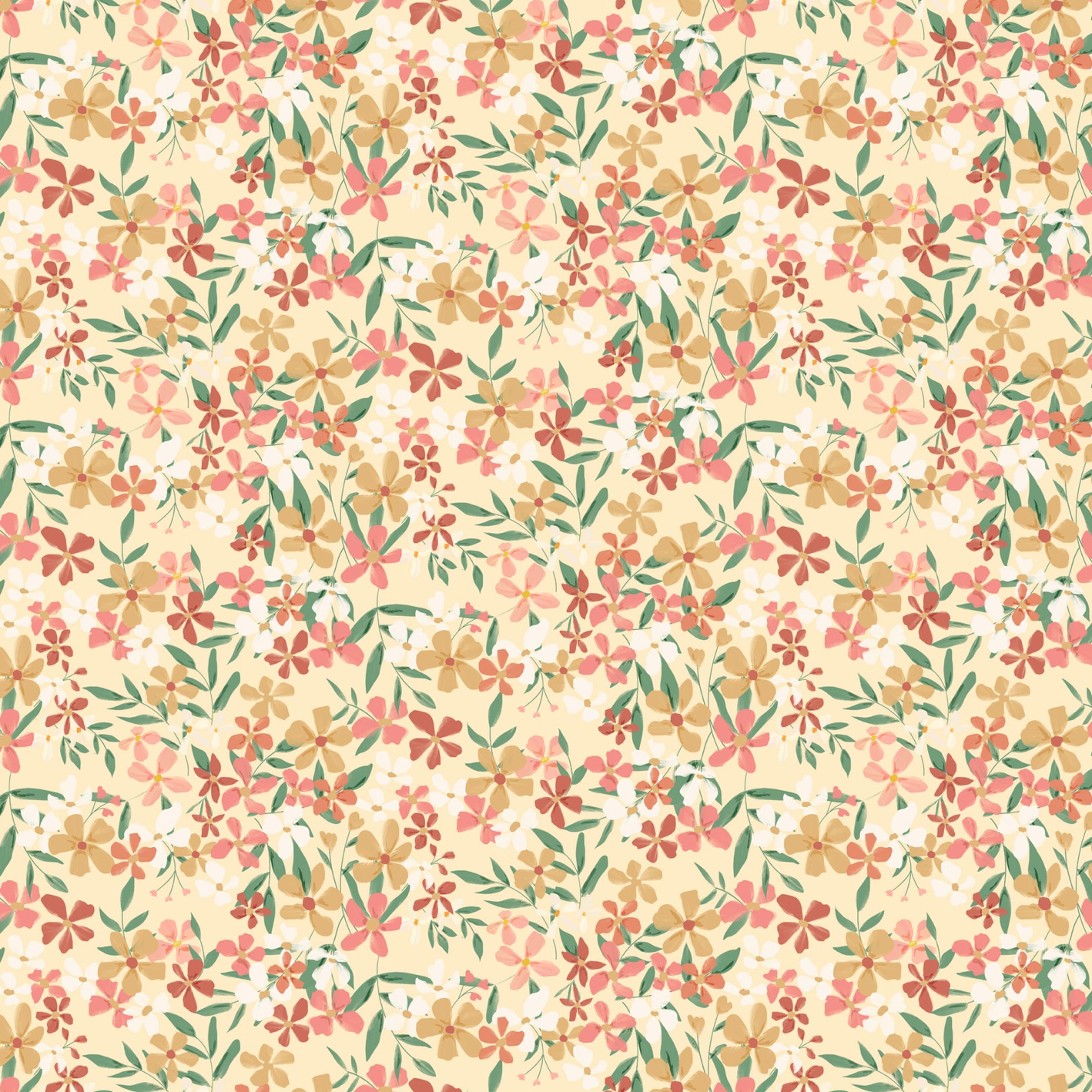 Painted Blossoms Painted Blossoms Yellow PB24653, sold by the 1/2 yard, *PREORDER