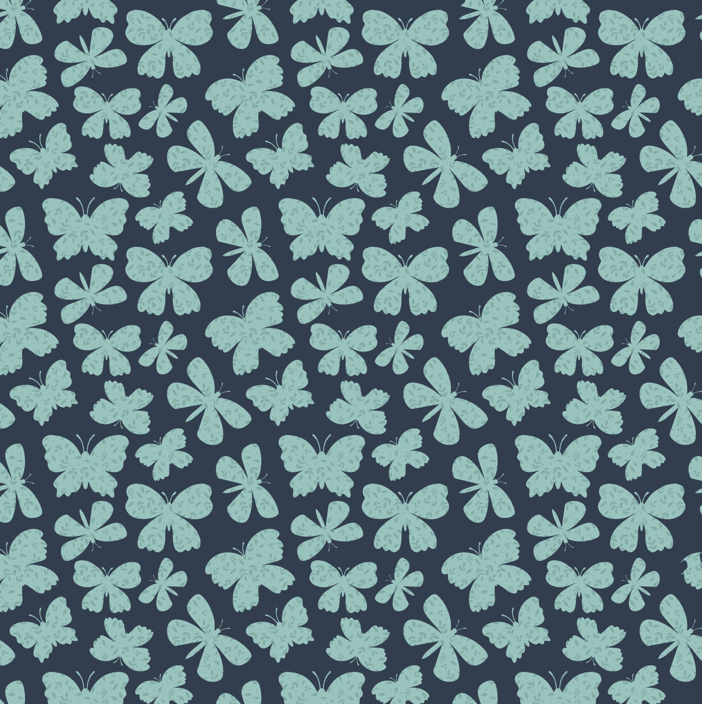 Painted Blossoms Scattered Butterflies Navy PB24656, sold by the 1/2 yard, *PREORDER - Good Vibes Quilt Shop