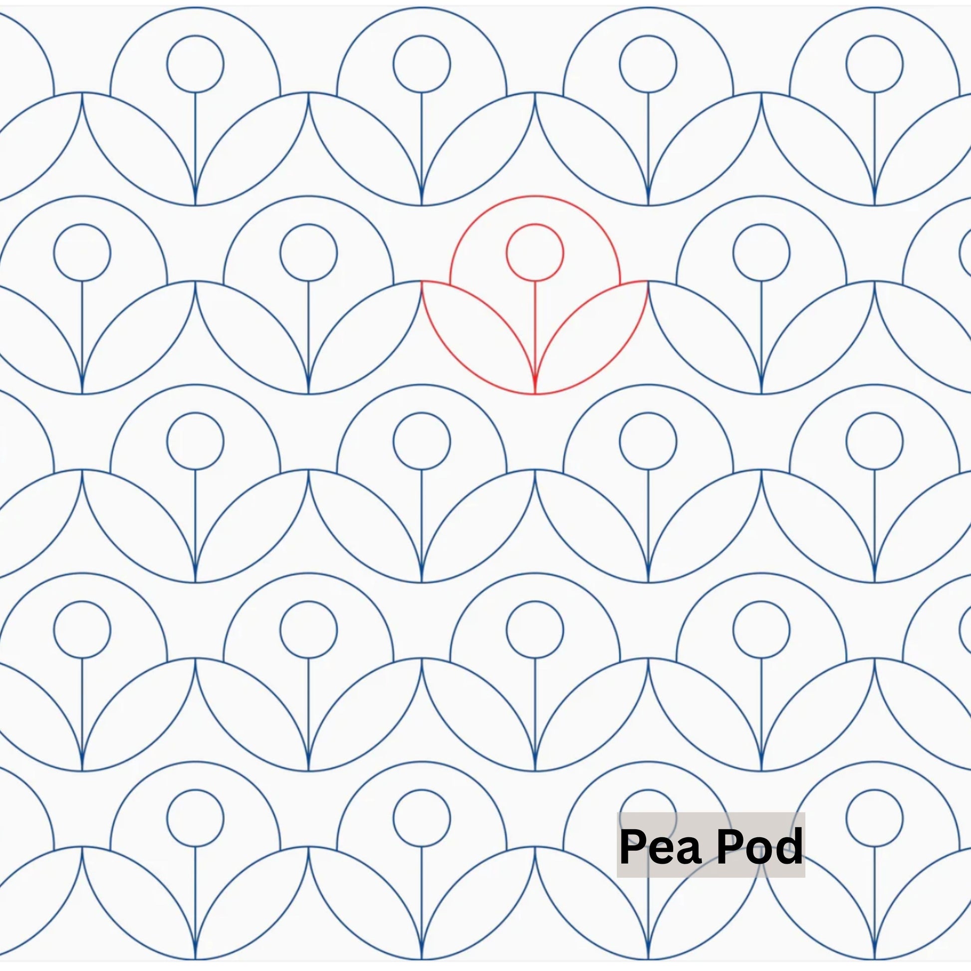 Flowers and Feathers Patterns Pantograph Patterns for Edge to Edge for Longarm Quilting - Good Vibes Quilt Shop