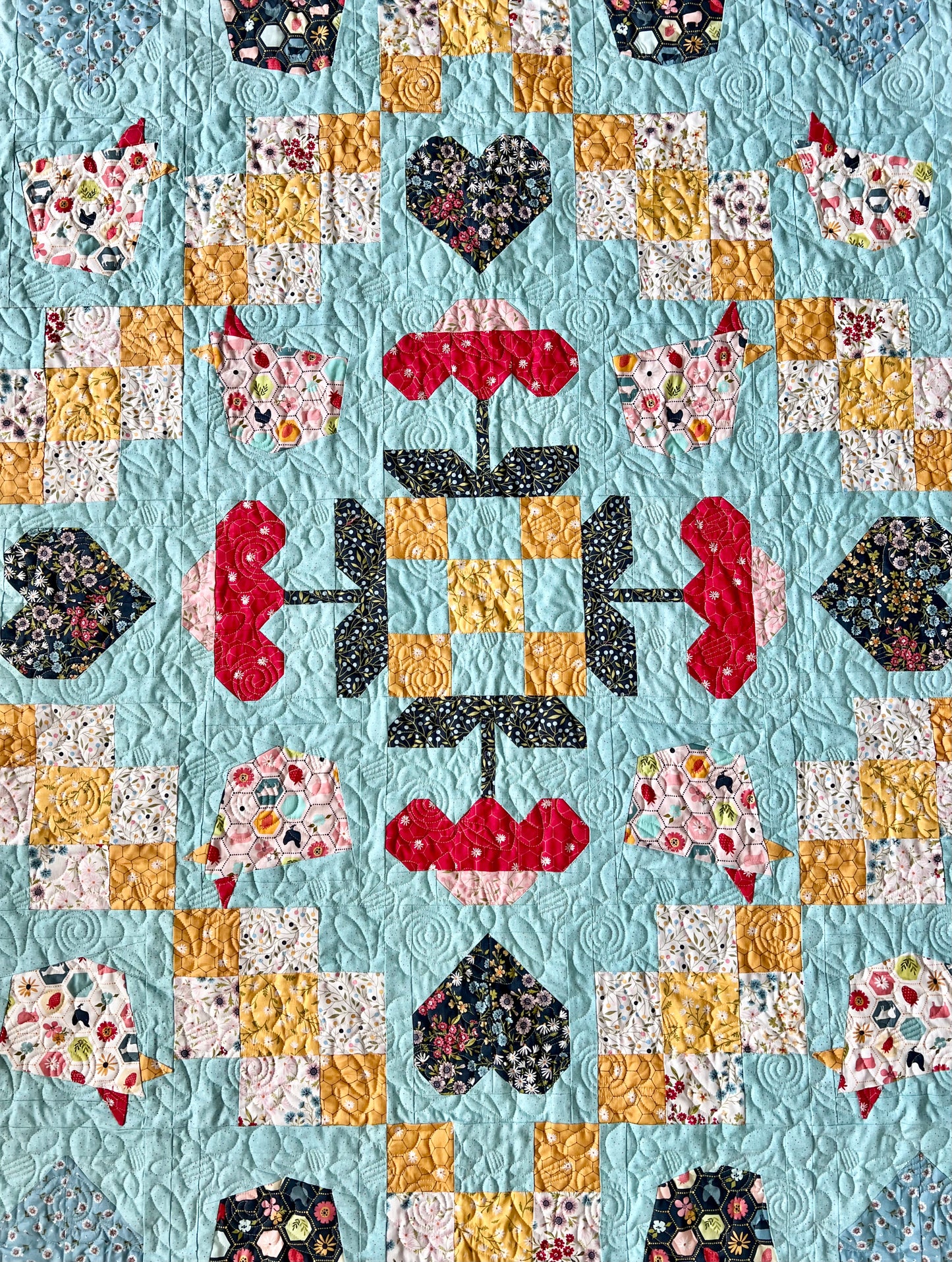 Pick A Little, Talk A Little Quilt PATTERN, From Merry Makers