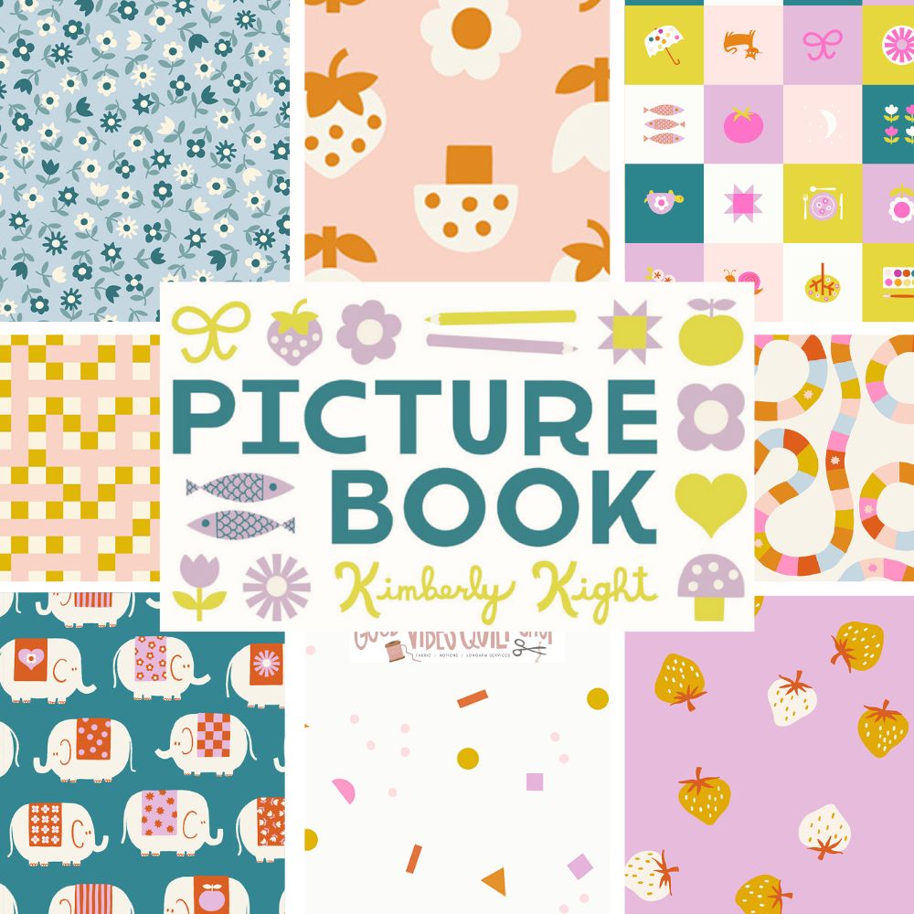 Picturebook Fat Quarter Bundle, designed by Kimberly Kight for Ruby Star Society, 26 skus, RS3068FQ - Good Vibes Quilt Shop