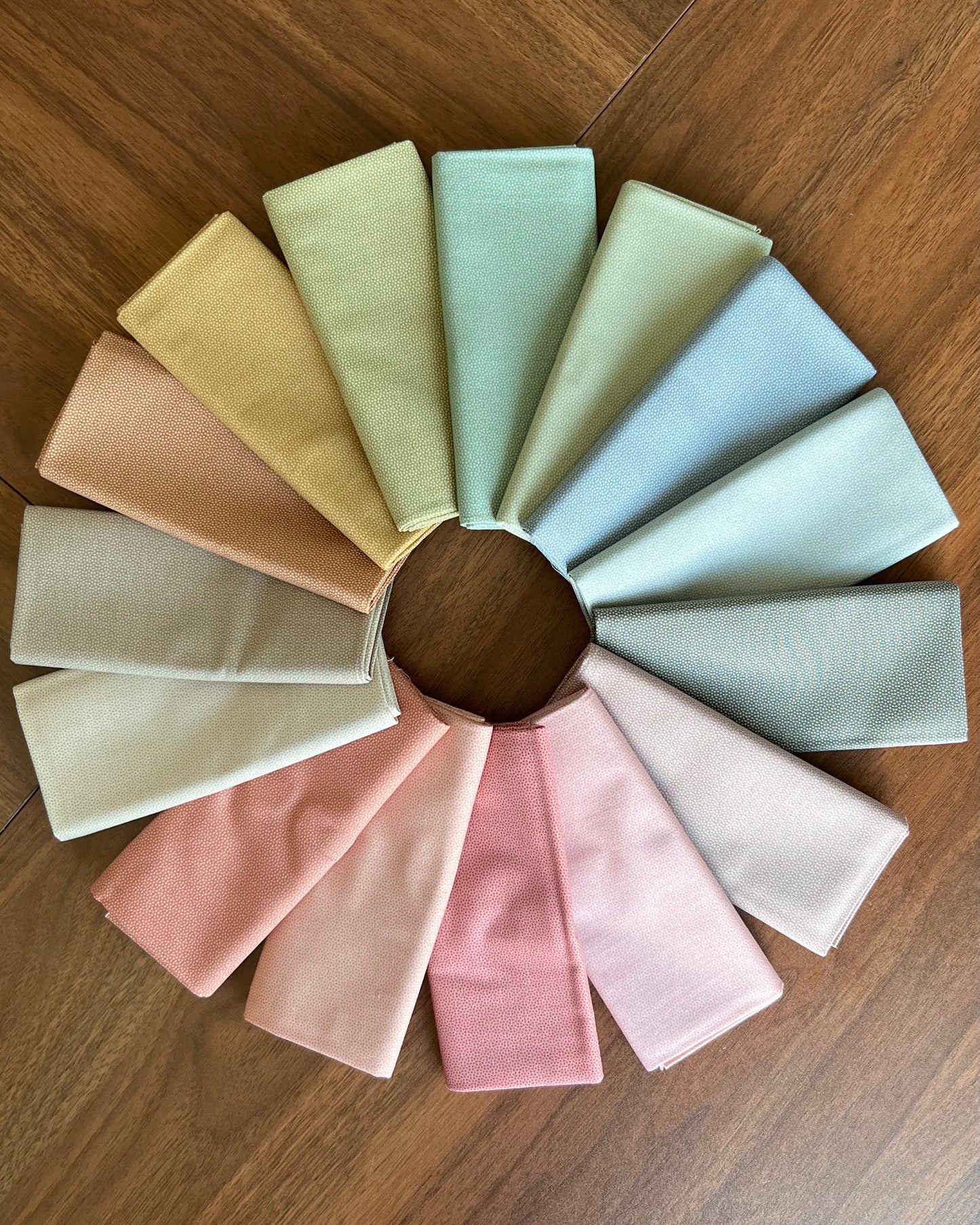 Poppy Seed Basics by Tilda Fabrics, Fat Quarter Bundle of 15 different fabrics