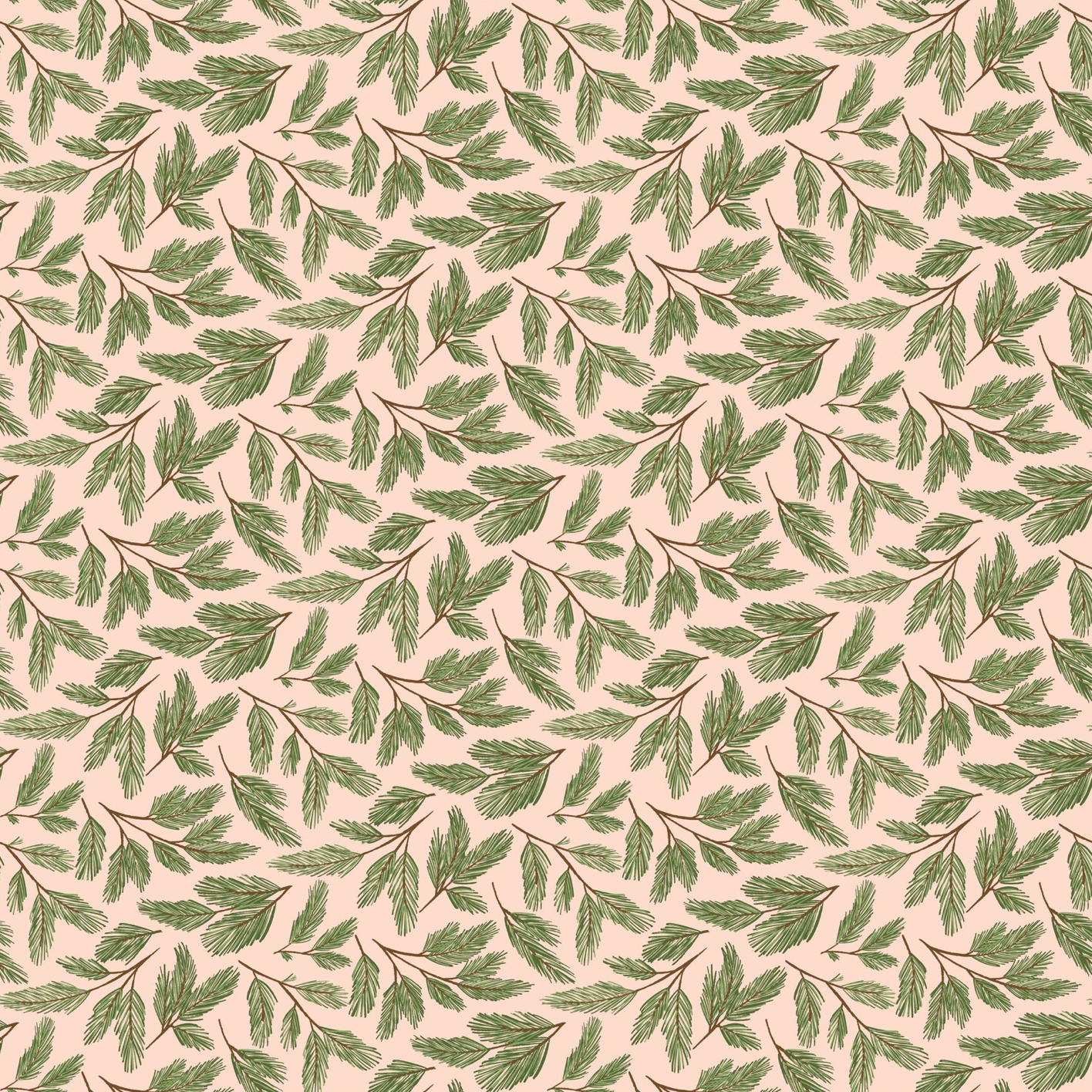 Prairie Christmas, Pine Boughs Natural, PC24357, sold by the 1/2 yard, *PREORDER - Good Vibes Quilt Shop