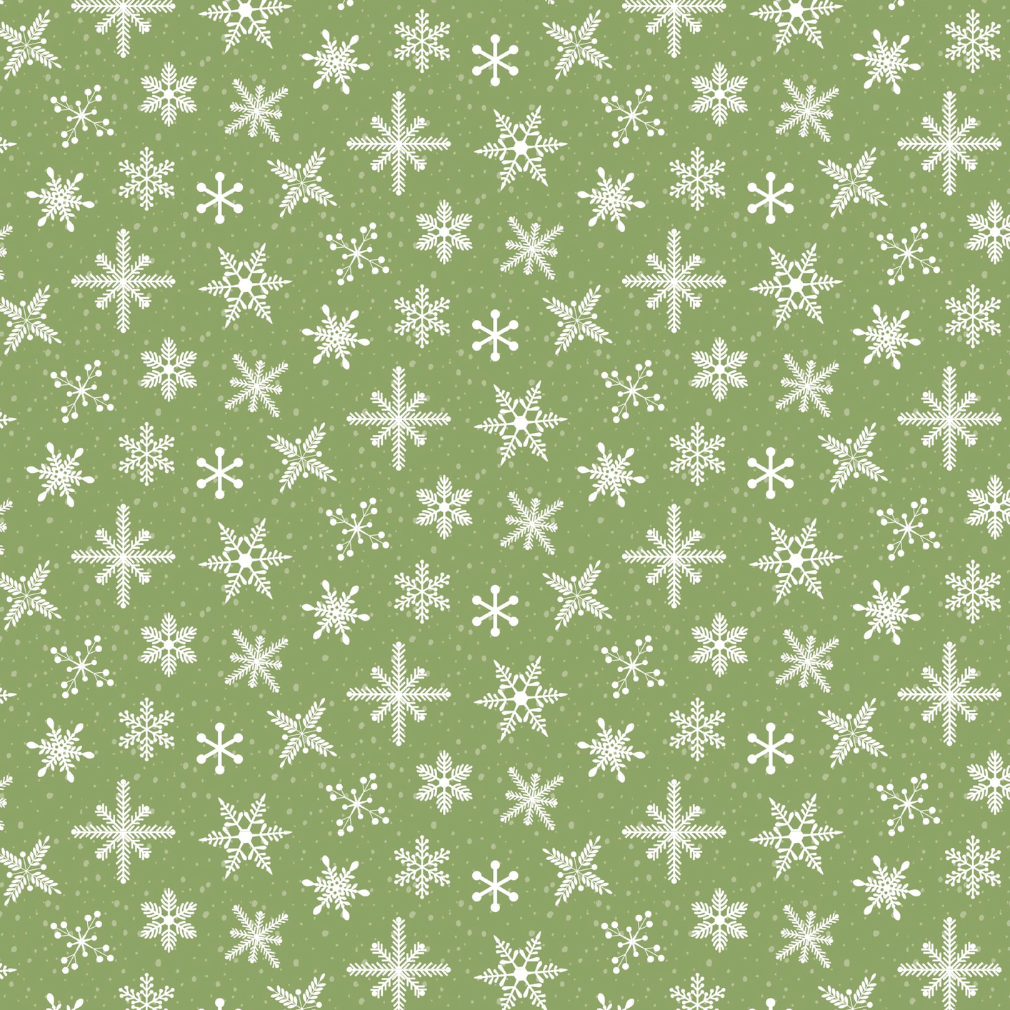 Prairie Christmas, Snowfall Green, PC24350, sold by the 1/2 yard, *PREORDER - Good Vibes Quilt Shop