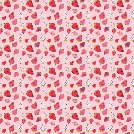 Prairie Sisters Homestead Strawberry Patch Pink PH23422, sold by the 1/2 yard
