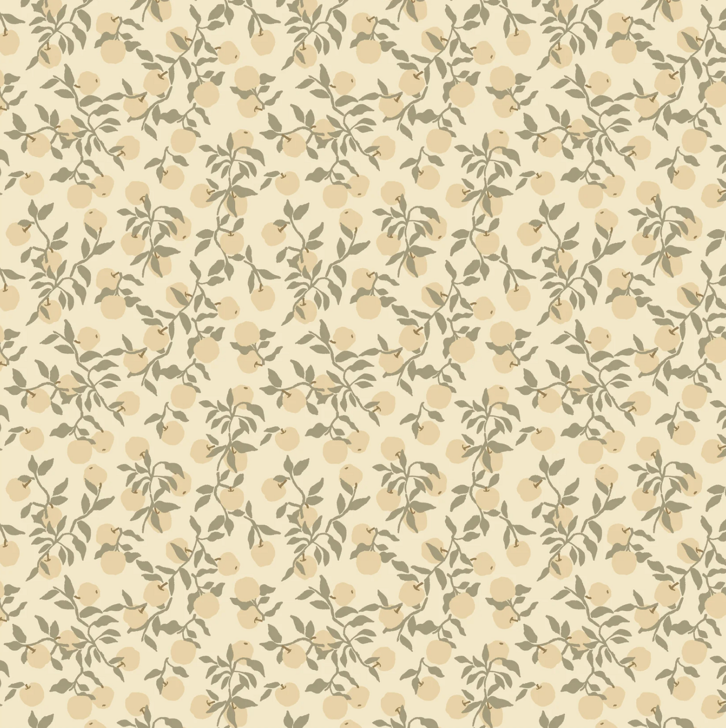 Primrose and Parsley Fabric, Apples Light Sage, PR26833, PREORDER