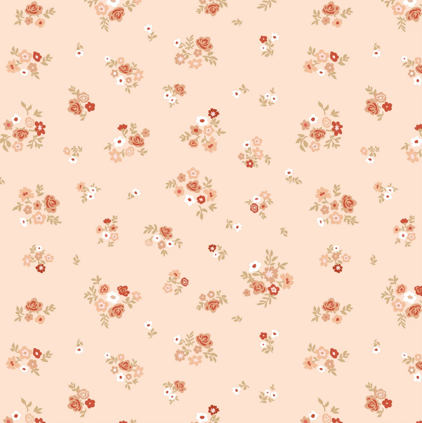 Primrose and Parsley Fabric, Briar Rose Beige, PR26836, PREORDER