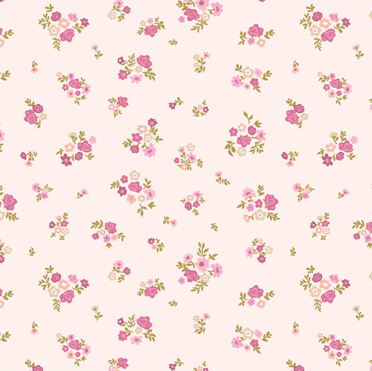 Primrose and Parsley Fabric, Briar Rose Blush, PR26834, PREORDER