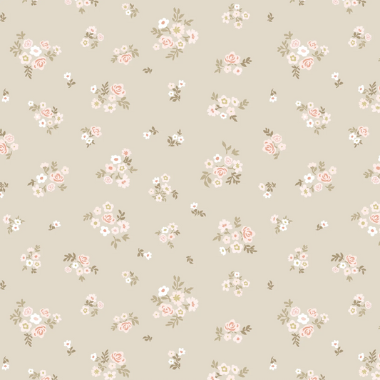 Primrose and Parsley Fabric, Briar Rose Sage, PR26835, PREORDER