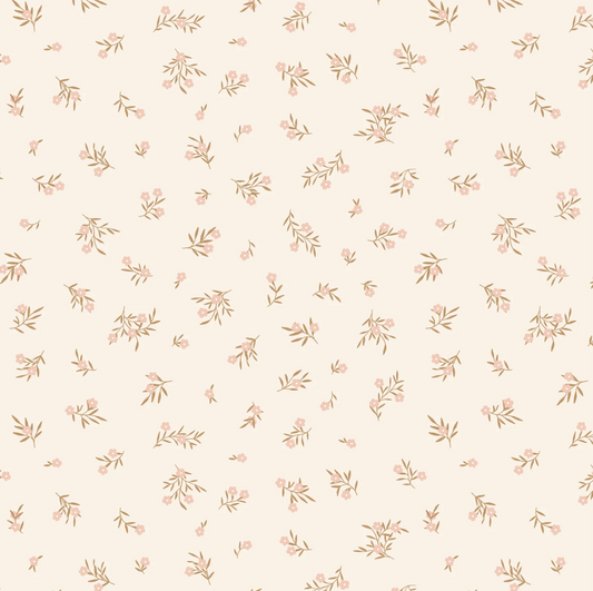 Primrose and Parsley Fabric, Meadow Sprigs White, PR26841, PREORDER
