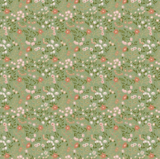 Promise Me From the Heart Green PM24604, sold by the 1/2 yard