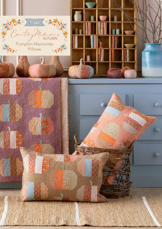 Pumpkin Memories Pillows, Creating Memories FALL by Tilda, FREE Pattern