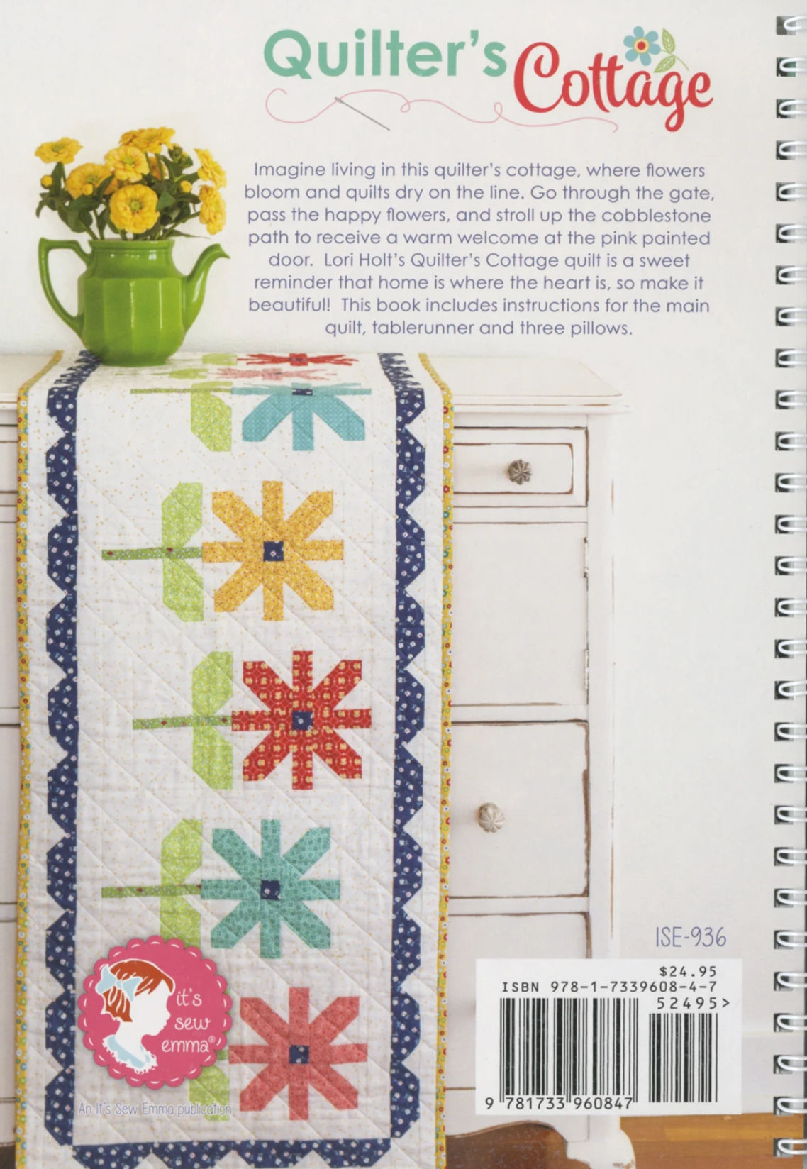 Quilter's Cottage Book, by Lori Holt of Bee in My Bonnet, sku ISE-936 - Good Vibes Quilt Shop