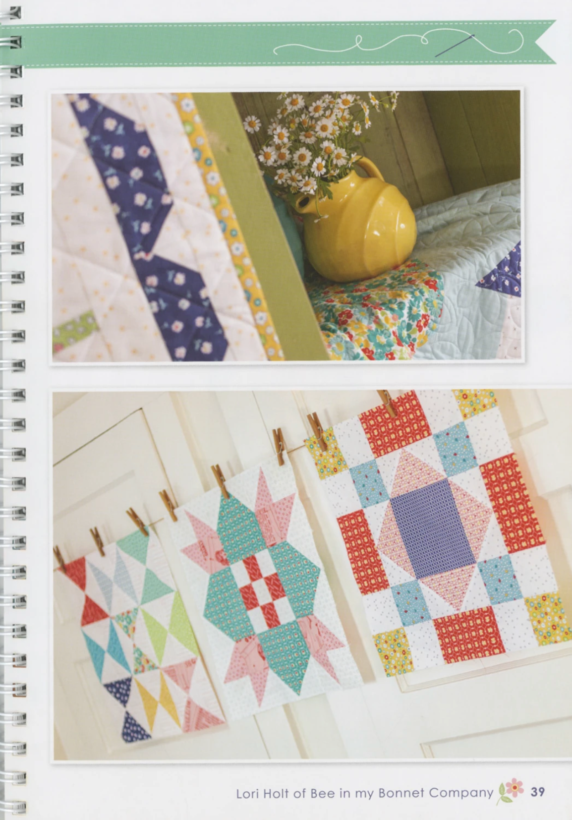 Quilter's Cottage Book, by Lori Holt of Bee in My Bonnet, sku ISE-936 - Good Vibes Quilt Shop