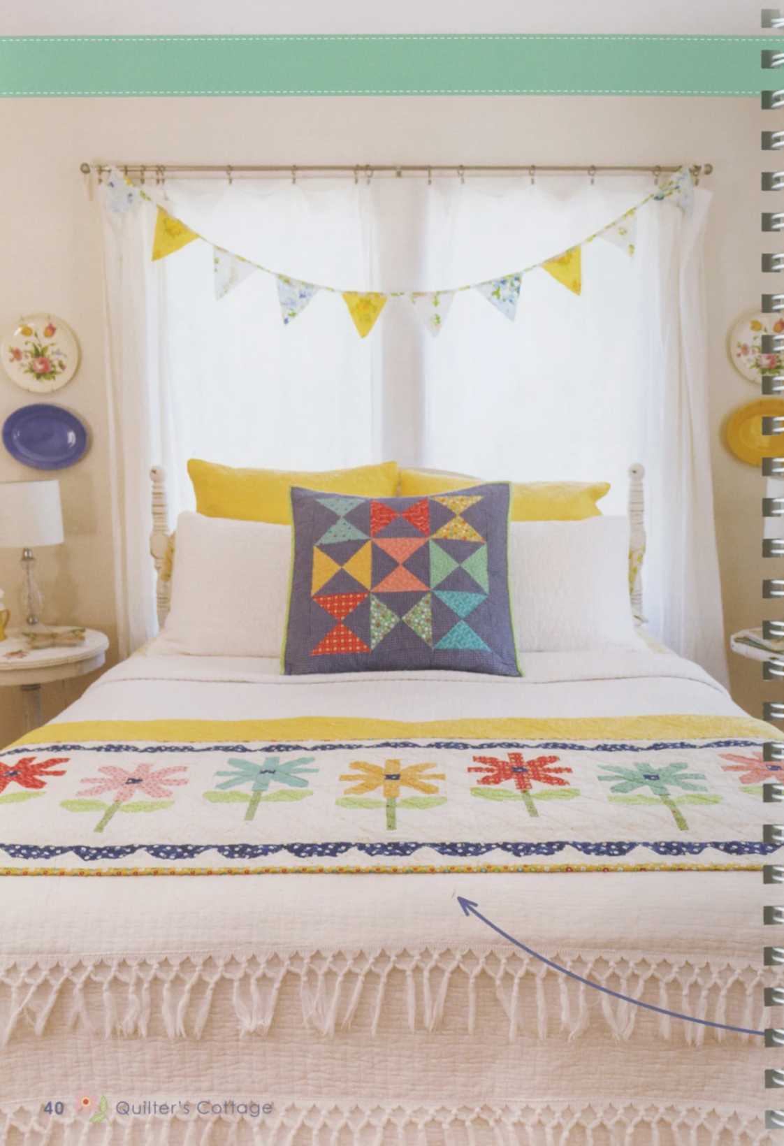 Quilter's Cottage Book, by Lori Holt of Bee in My Bonnet, sku ISE-936 - Good Vibes Quilt Shop