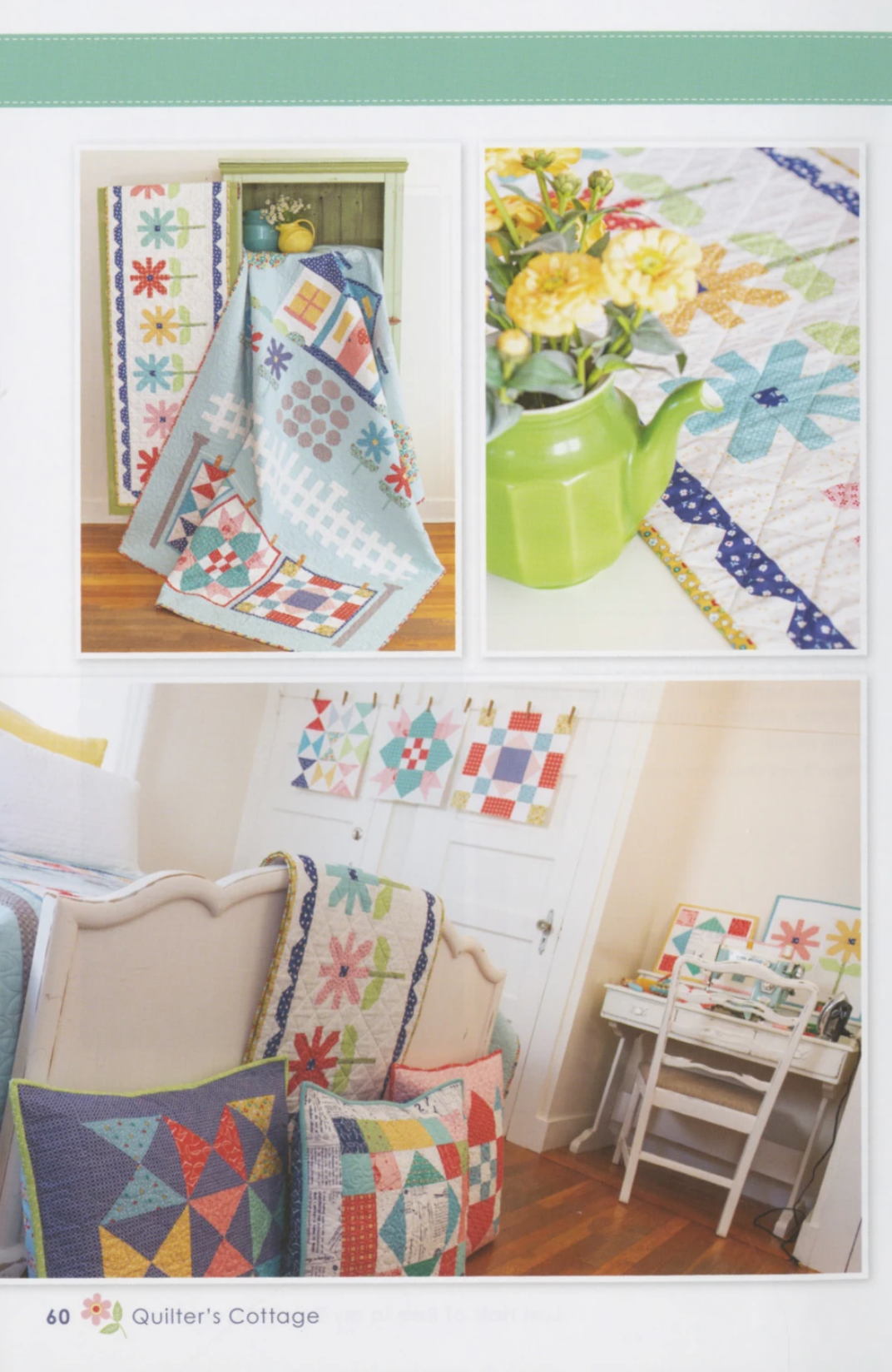 Quilter's Cottage Book, by Lori Holt of Bee in My Bonnet, sku ISE-936 - Good Vibes Quilt Shop