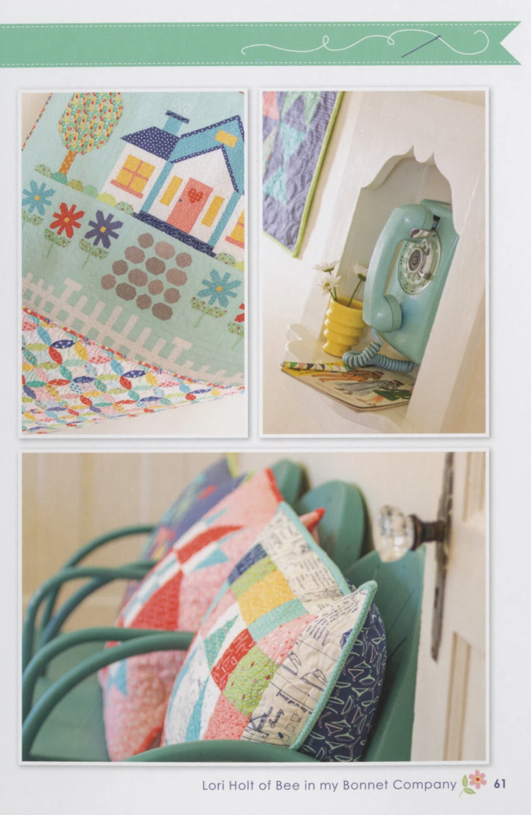 Quilter's Cottage Book, by Lori Holt of Bee in My Bonnet, sku ISE-936 - Good Vibes Quilt Shop