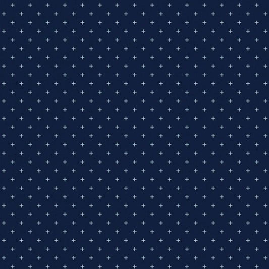Add It Up Navy, sold in 1/2 Yard