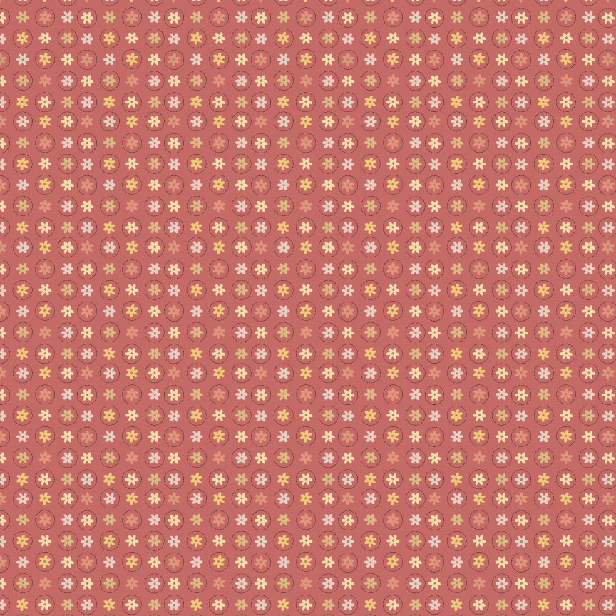 My Name Is Pal by Lori Woods for Poppie Cotton | Ruff House Rust PA261107 | Sold by the 1/2 Yard | PREORDER!