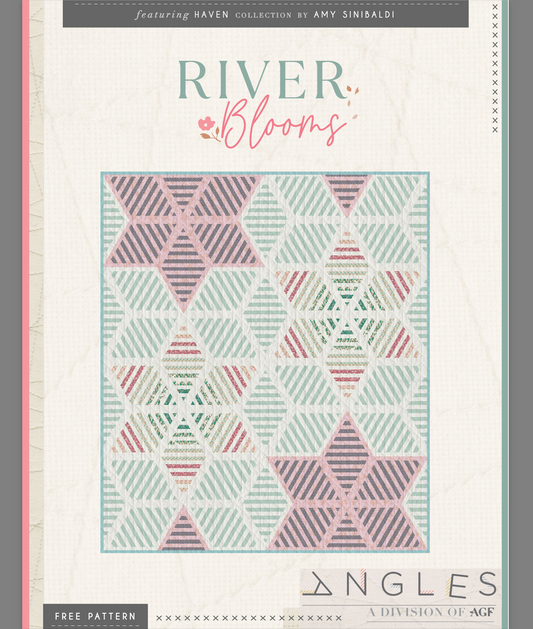 River Blooms Quilt, an Art Gallery Fabrics FREE Pattern