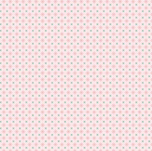 Rosy Cheeks Fabric by Poppie Cotton, Bless You Pink, RC25257 - Good Vibes Quilt Shop