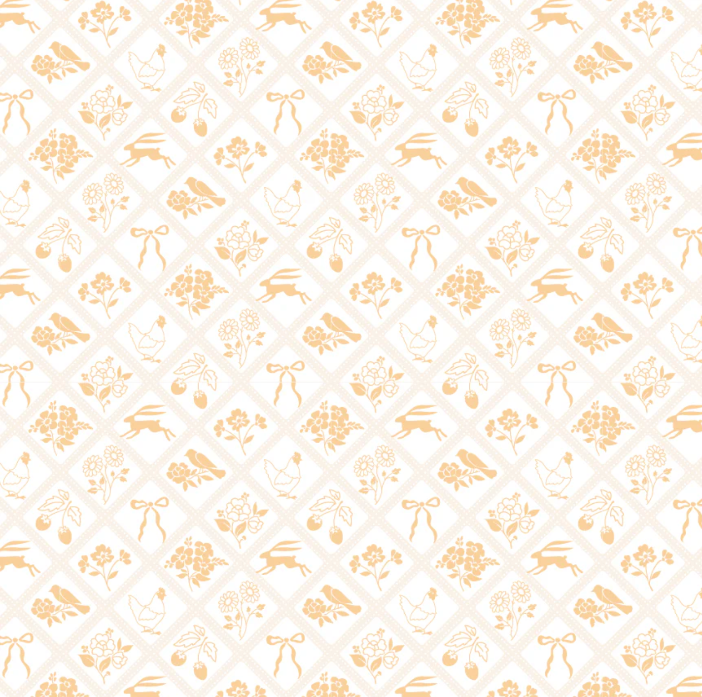 Rosy Cheeks Fabric by Poppie Cotton, Bon Jour Yellow, RC25246 - Good Vibes Quilt Shop