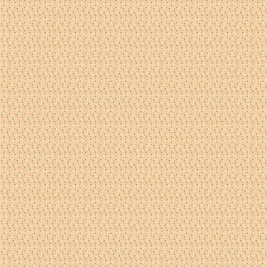 My Name Is Pal Fabric by Lori Woods for Poppie Cotton | Spotty Dotty Yellow PA261111 | Sold by the 1/2 Yard