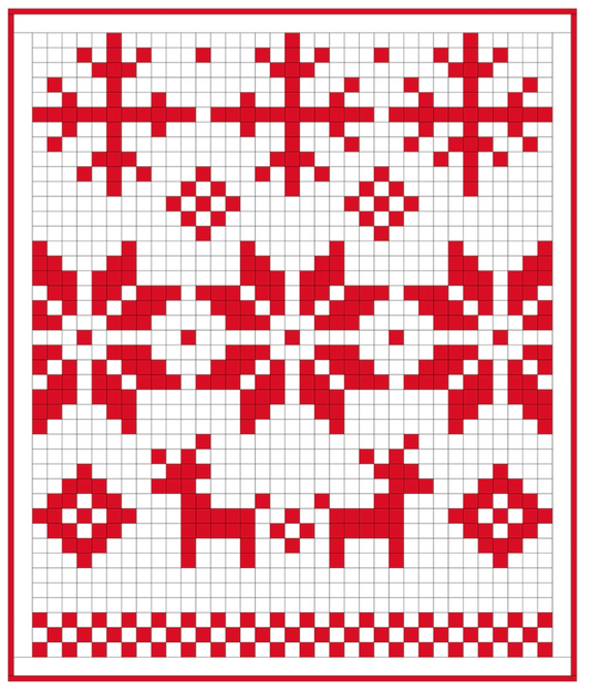 Scandinavia, Tensisters Easy Piecing Grid FREE Pattern