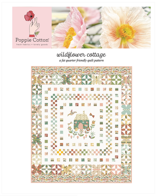 Wildflower Cottage Quilt Pattern, for the Cottage Charm Collection