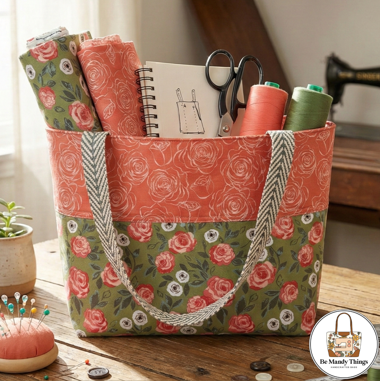 IN SHOP CLASS: KATHY TOTE Bag Making Class with Amanda of BeMandyThings, June 12th