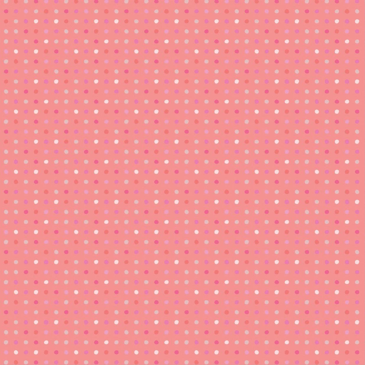 Seeing Spots, Coral Reef Coral, SS24192, sold by the 1/2 yard - Good Vibes Quilt Shop