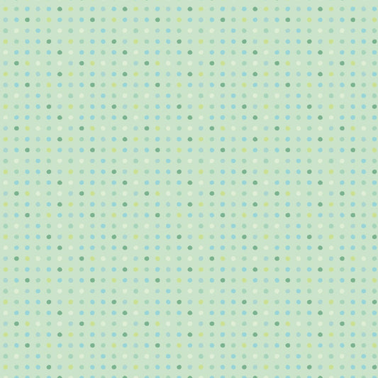 Seeing Spots, Spearmint Green SS24191, sold by the 1/2 yard - Good Vibes Quilt Shop