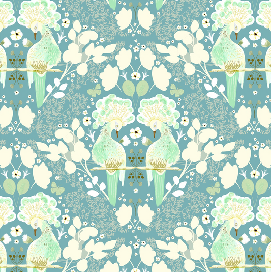 Serenity Blooms, First Kiss Blue, SR24506, sold by the 1/2 yard, *PREORDER - Good Vibes Quilt Shop