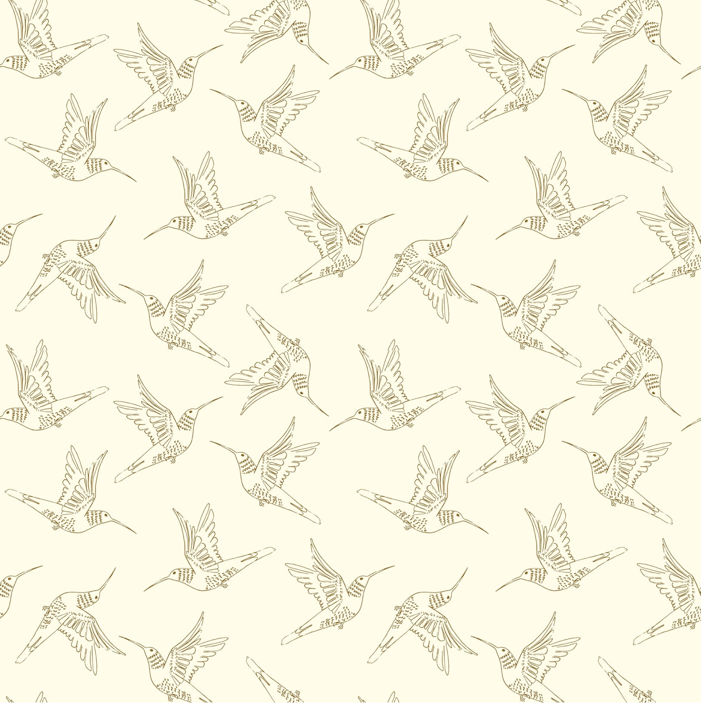 Serenity Blooms, Hummingbird Dance Cream, SR24504, sold by the 1/2 yard, *PREORDER