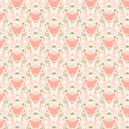 Serenity Blooms, Sacred Flight Peach, SR24513, sold by the 1/2 yard, *PREORDER