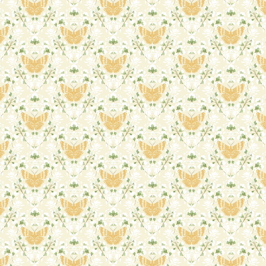 Serenity Blooms, Sacred Flight Yellow, SR24514, sold by the 1/2 yard, *PREORDER