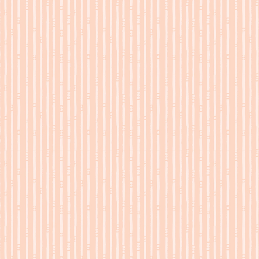 Serenity Blooms, Stripes Peach SR24519, sold by the 1/2 yard, *PREORDER