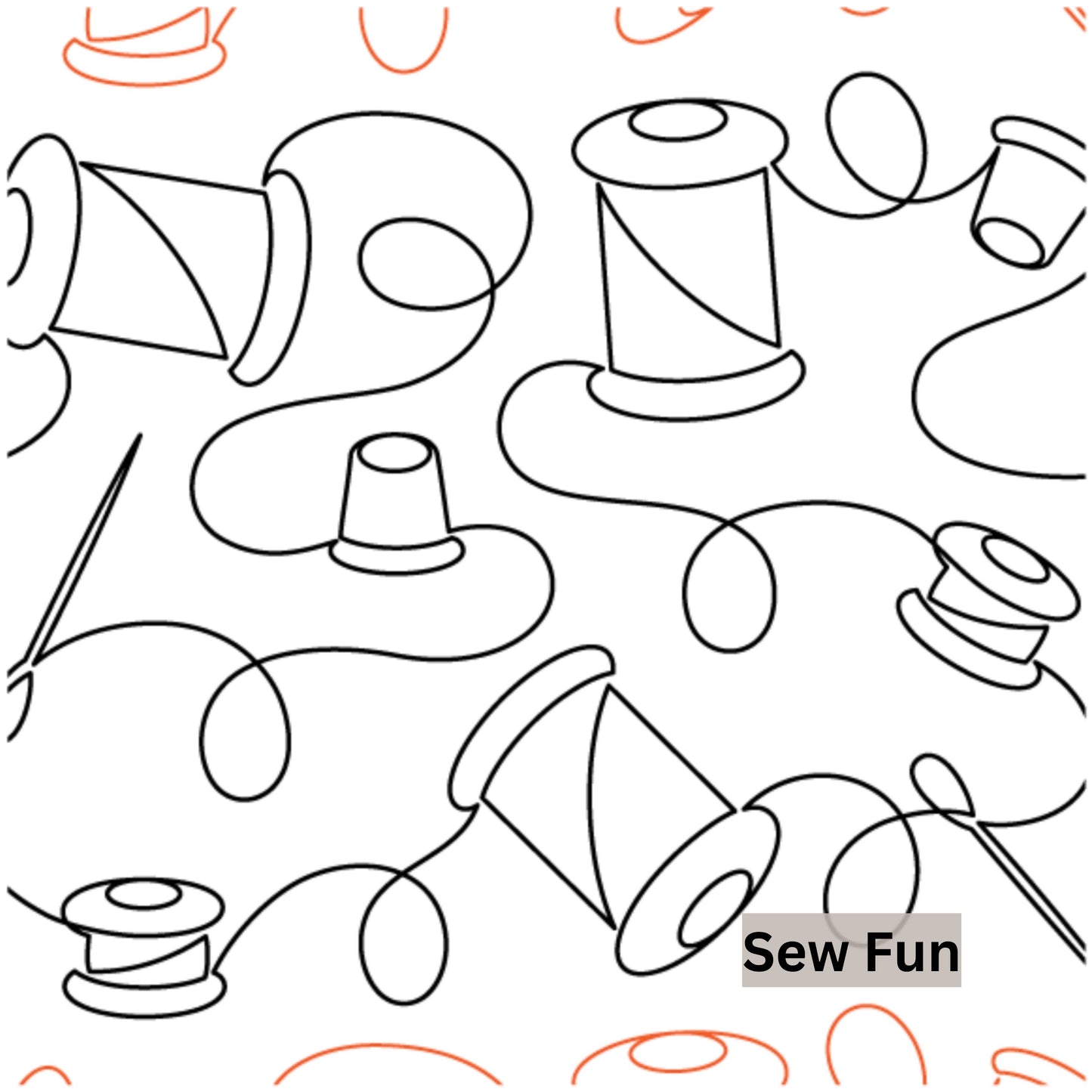 Novelty Pantograph Patterns for Edge to Edge for Longarm Quilting - Good Vibes Quilt Shop