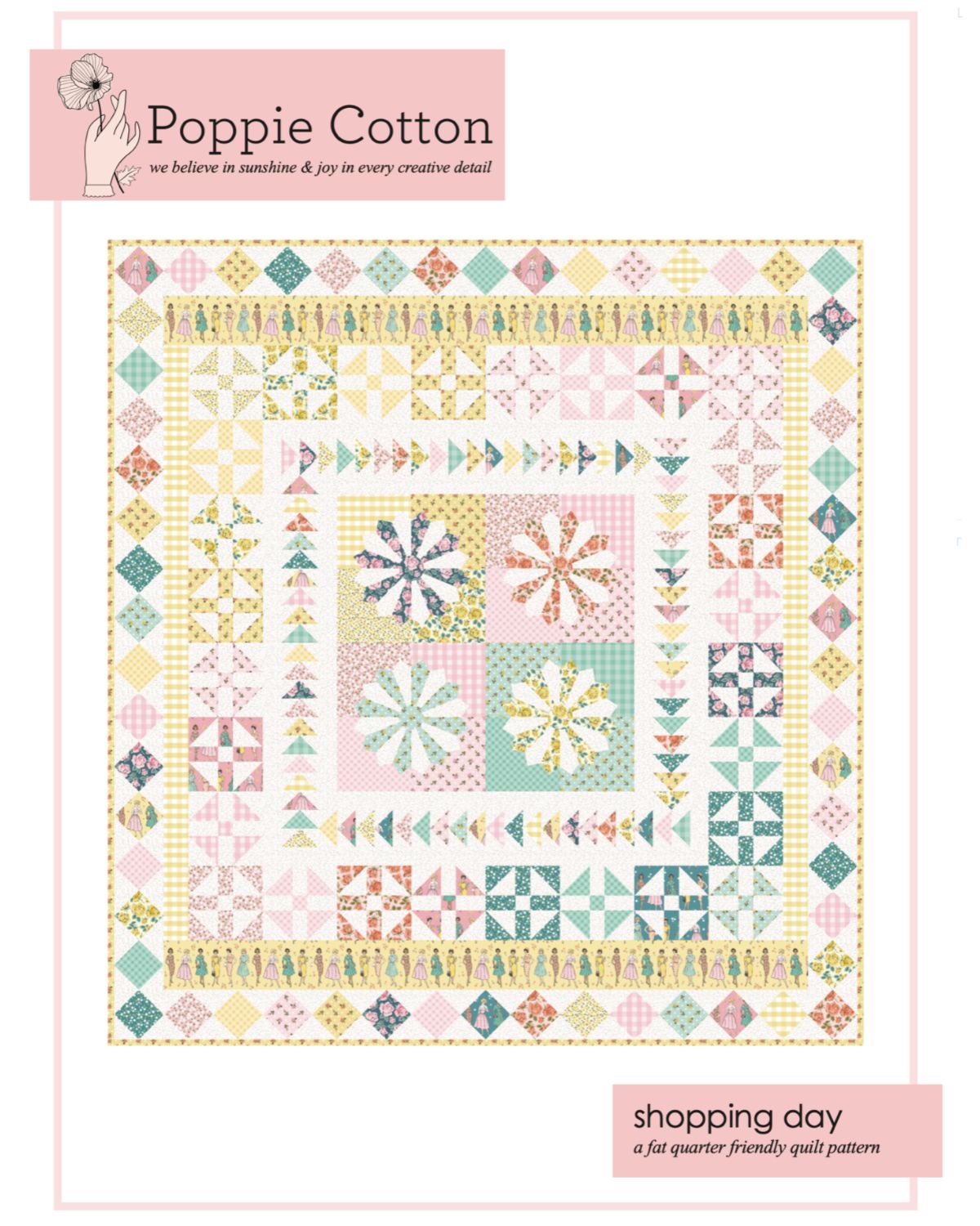 Shopping Day Quilt Pattern, for the Delightful Department Store Collection - Good Vibes Quilt Shop