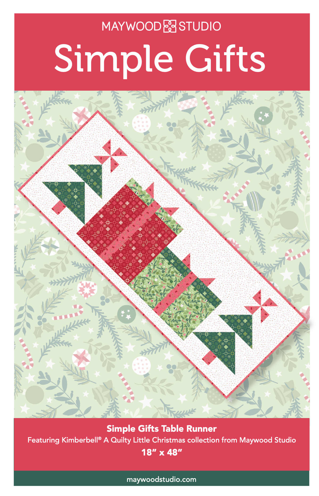 Simple Gifts Table Runner, a Kimberbell, FREE