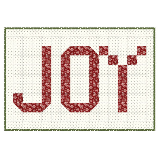 Simple Joy, a Tensisters Easy Piecing Grid FREE Pattern