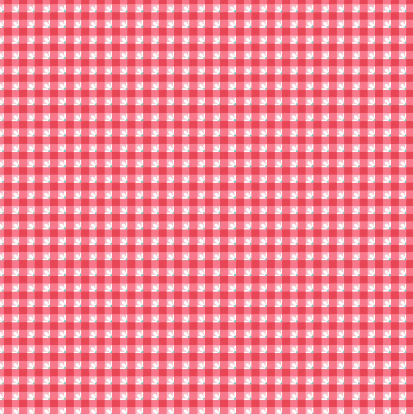Smitten Chicken, Check a roo Red, SN251118, Sold by the 1/2 Yard, PREORDER - Good Vibes Quilt Shop