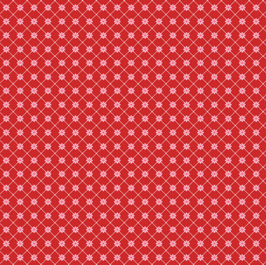 Smitten Chicken, Lazy Daisy Red, SN251104, Sold by the 1/2 Yard, PREORDER - Good Vibes Quilt Shop