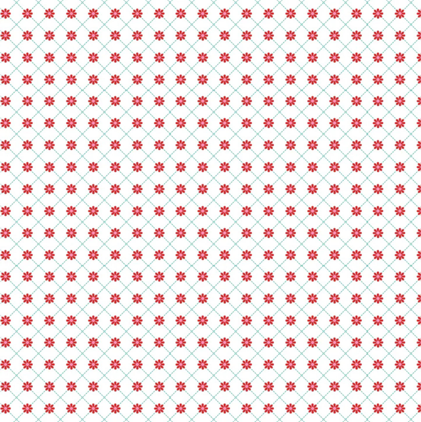 Smitten Chicken, Lazy Daisy White, SN251106, Sold by the 1/2 Yard, PREORDER - Good Vibes Quilt Shop