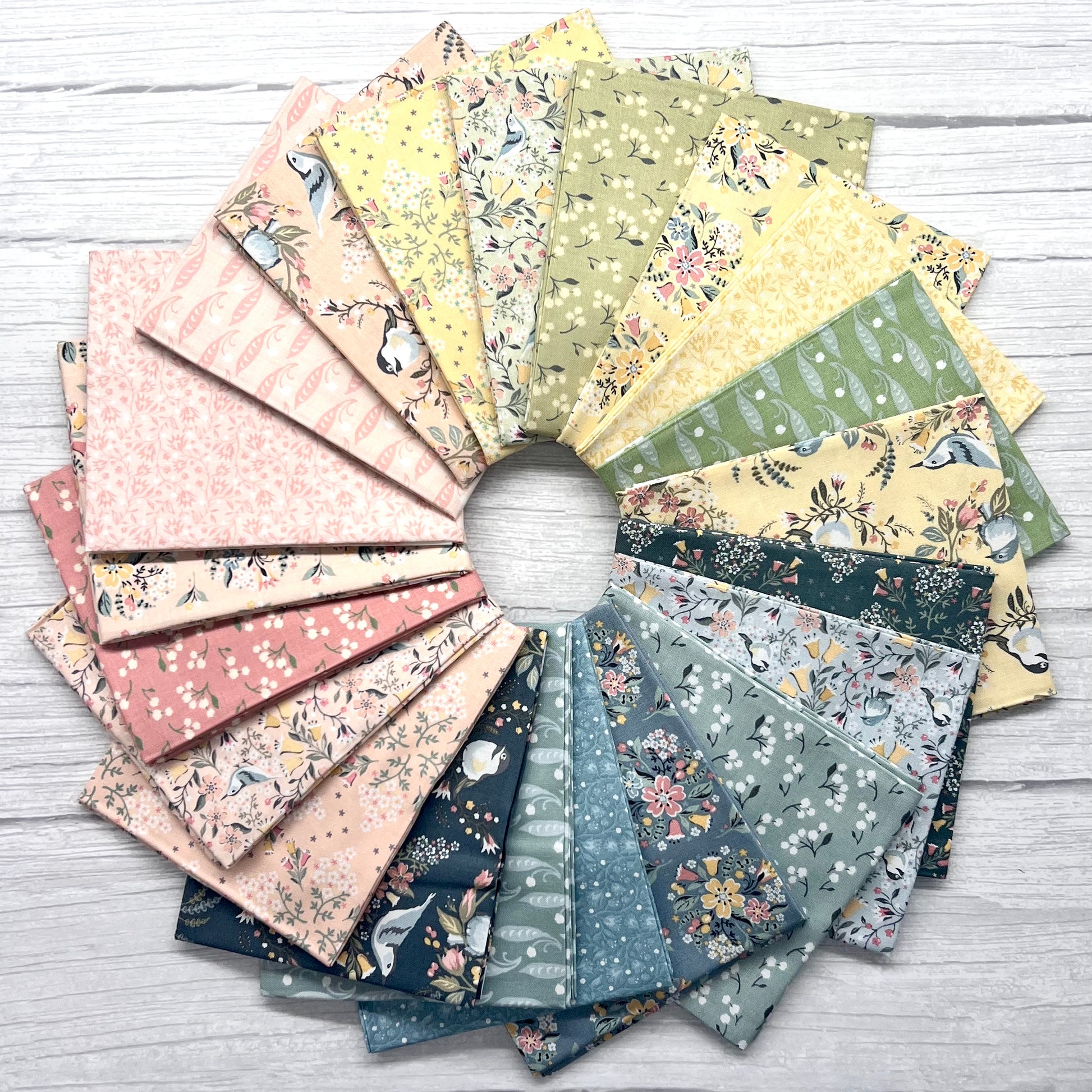 Songbird Serenade Fat Quarter Bundles 21 Prints - Good Vibes Quilt Shop