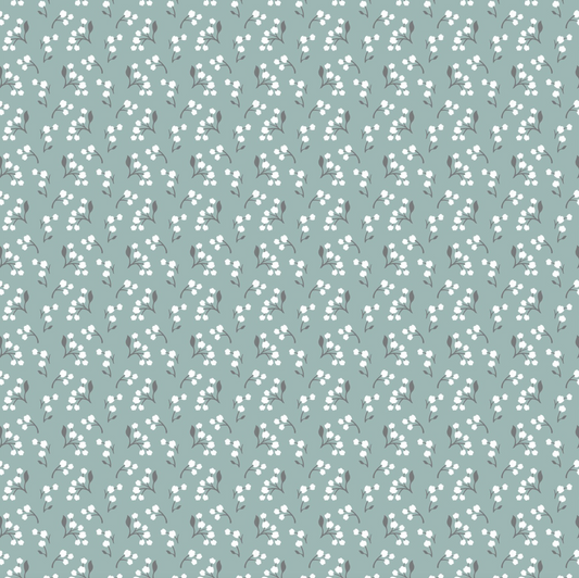 Songbird Serenade Bittersweet Teal/Blue, SS23608, sold by the 1/2 yard