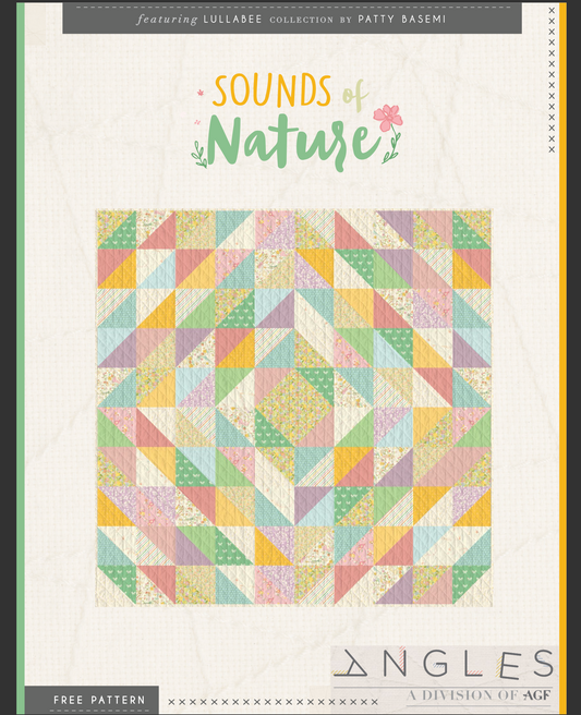 Sound of Nature Quilt, an Art Gallery Fabrics FREE Pattern